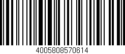Código de barras (EAN, GTIN, SKU, ISBN): '4005808570614'