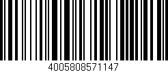 Código de barras (EAN, GTIN, SKU, ISBN): '4005808571147'