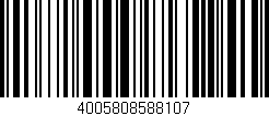 Código de barras (EAN, GTIN, SKU, ISBN): '4005808588107'
