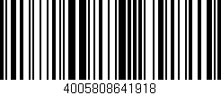 Código de barras (EAN, GTIN, SKU, ISBN): '4005808641918'