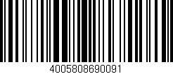 Código de barras (EAN, GTIN, SKU, ISBN): '4005808690091'