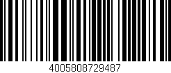 Código de barras (EAN, GTIN, SKU, ISBN): '4005808729487'