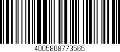 Código de barras (EAN, GTIN, SKU, ISBN): '4005808773565'