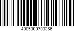 Código de barras (EAN, GTIN, SKU, ISBN): '4005808783366'