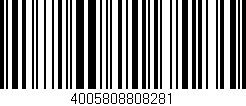 Código de barras (EAN, GTIN, SKU, ISBN): '4005808808281'