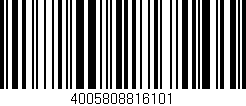 Código de barras (EAN, GTIN, SKU, ISBN): '4005808816101'