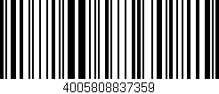 Código de barras (EAN, GTIN, SKU, ISBN): '4005808837359'