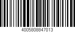 Código de barras (EAN, GTIN, SKU, ISBN): '4005808847013'