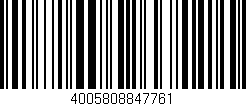 Código de barras (EAN, GTIN, SKU, ISBN): '4005808847761'