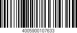 Código de barras (EAN, GTIN, SKU, ISBN): '4005900107633'