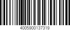 Código de barras (EAN, GTIN, SKU, ISBN): '4005900137319'