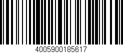 Código de barras (EAN, GTIN, SKU, ISBN): '4005900185617'