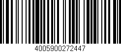 Código de barras (EAN, GTIN, SKU, ISBN): '4005900272447'