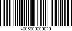 Código de barras (EAN, GTIN, SKU, ISBN): '4005900288073'