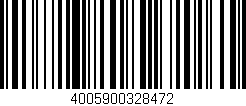 Código de barras (EAN, GTIN, SKU, ISBN): '4005900328472'
