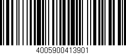 Código de barras (EAN, GTIN, SKU, ISBN): '4005900413901'
