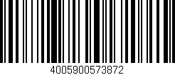 Código de barras (EAN, GTIN, SKU, ISBN): '4005900573872'