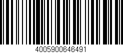 Código de barras (EAN, GTIN, SKU, ISBN): '4005900646491'