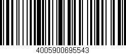 Código de barras (EAN, GTIN, SKU, ISBN): '4005900695543'