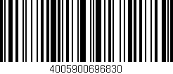 Código de barras (EAN, GTIN, SKU, ISBN): '4005900696830'