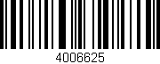 Código de barras (EAN, GTIN, SKU, ISBN): '4006625'