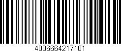 Código de barras (EAN, GTIN, SKU, ISBN): '4006664217101'