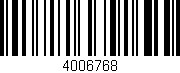 Código de barras (EAN, GTIN, SKU, ISBN): '4006768'