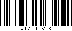 Código de barras (EAN, GTIN, SKU, ISBN): '4007973925176'