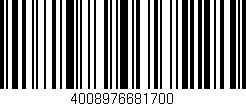 Código de barras (EAN, GTIN, SKU, ISBN): '4008976681700'