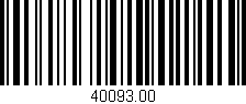 Código de barras (EAN, GTIN, SKU, ISBN): '40093.00'