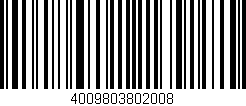 Código de barras (EAN, GTIN, SKU, ISBN): '4009803802008'