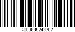 Código de barras (EAN, GTIN, SKU, ISBN): '4009839243707'