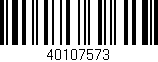 Código de barras (EAN, GTIN, SKU, ISBN): '40107573'