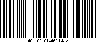 Código de barras (EAN, GTIN, SKU, ISBN): '4011001014463-MAV'