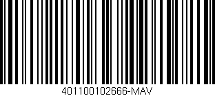 Código de barras (EAN, GTIN, SKU, ISBN): '401100102666-MAV'