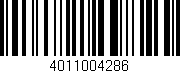 Código de barras (EAN, GTIN, SKU, ISBN): '4011004286'