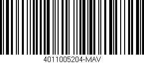 Código de barras (EAN, GTIN, SKU, ISBN): '4011005204-MAV'