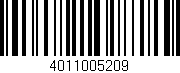 Código de barras (EAN, GTIN, SKU, ISBN): '4011005209'