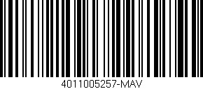 Código de barras (EAN, GTIN, SKU, ISBN): '4011005257-MAV'