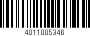 Código de barras (EAN, GTIN, SKU, ISBN): '4011005346'