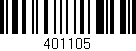 Código de barras (EAN, GTIN, SKU, ISBN): '401105'