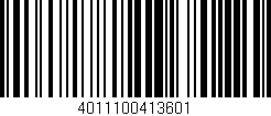 Código de barras (EAN, GTIN, SKU, ISBN): '4011100413601'