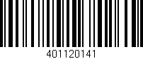 Código de barras (EAN, GTIN, SKU, ISBN): '401120141'
