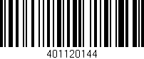 Código de barras (EAN, GTIN, SKU, ISBN): '401120144'