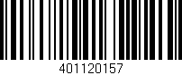 Código de barras (EAN, GTIN, SKU, ISBN): '401120157'