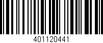 Código de barras (EAN, GTIN, SKU, ISBN): '401120441'