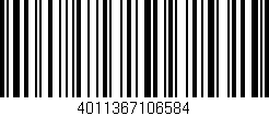 Código de barras (EAN, GTIN, SKU, ISBN): '4011367106584'
