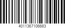 Código de barras (EAN, GTIN, SKU, ISBN): '4011367106683'
