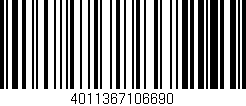 Código de barras (EAN, GTIN, SKU, ISBN): '4011367106690'