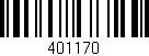 Código de barras (EAN, GTIN, SKU, ISBN): '401170'